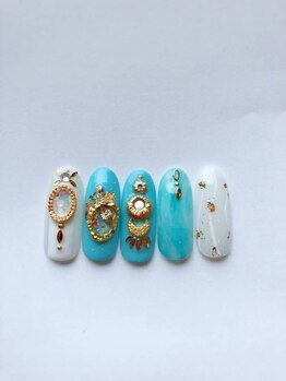 エトワール 大垣店(Etoile)/夏ネイル☆スタッズアート