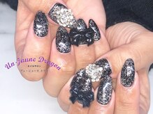 アン ジョーヌドラゴ/【自爪ネイル】リボンネイル