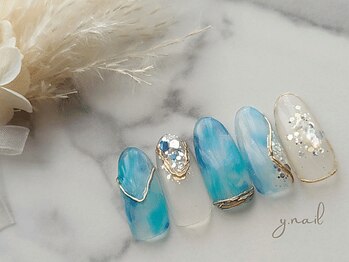 ワイネイル(Y.nail)/ブルーのニュアンス