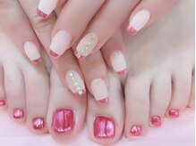 フィオナ 大久保店(Fiona)/ハンドフットおそろいネイル