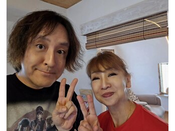 足つぼまーさん/師匠とツーショット