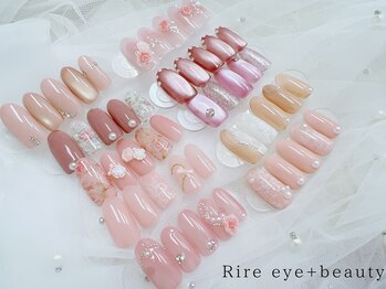 リール アイプラスビューティー(Rire eye + beauty)の写真/落ち着いた店内×丁寧な施術でリラックス♪指先から女子力UP♪思わず二度見してしまう理想のネイルに☆
