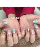 オリビア ネイル(OLIVIA NAIL)/桜ネイル