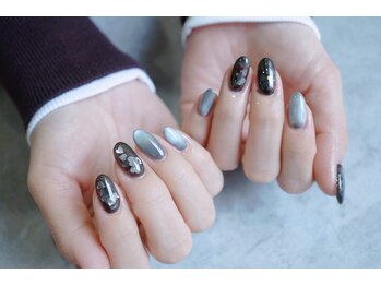 ネイル フライガール(nail FLY GIRL)/ハート埋め込みネイル♪