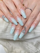 アヤメネイル/カラーグラデーション