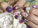 華やか派手ネイル