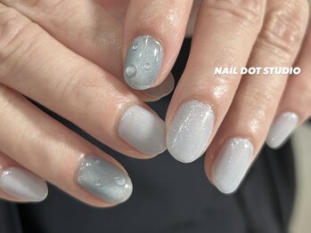 ネイルドットスタジオ 堺筋本町(NAIL DOT STUDIO)/しずくネイル
