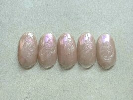 ぷっくりニュアンスネイル