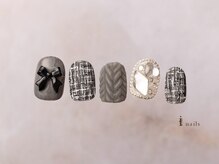 アイネイルズ 横浜EAST店(I-nails)/ツイードニットネイル