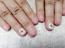 ティアラ ウィズ サンパティーク(tiara W sympathique)/グラデーションネイル