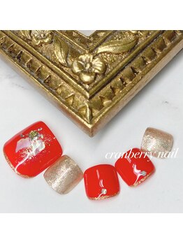 クランベリーネイル 代官山 恵比寿(cranberry nail)/8月　FOOT定額B
