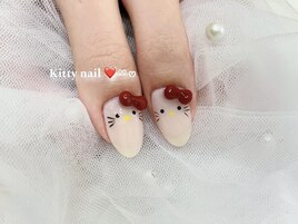 キティちゃんネイル