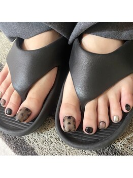 jrネイリスト　 フットネイル