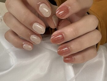 ノンノンネイル(Nonnon.nail)/ちぐはぐネイル