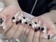 ノヴァ ネイル 難波店(Nova Nail)の写真/キラキラ輝くパーツつけ放題長さだしで、ワンホンネイル！可愛い系を目指すなら◎