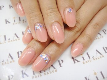 ネイルサロン キラップ(Nail Salon KiLAP)/シンプル☆シェルネイル¥6980