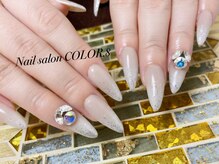 ネイルサロン カラーエイト(Nailsalon COLOR.8)/スカルプ　ダブルグラデーション