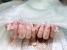 【初回ソフトジェルオフ無料】チップ長さだし持ち込みデザインパーツつけ放題