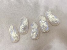 ラウレアネイル(Laule’a Nail)/【定額】天の川ネイル ブルー 星