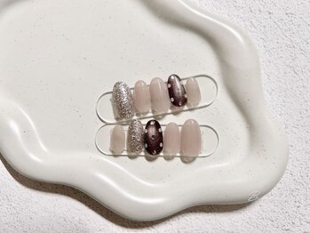 ビーネイル 名古屋志賀本通(B.nail)/ニュアンス定額art/フィルイン