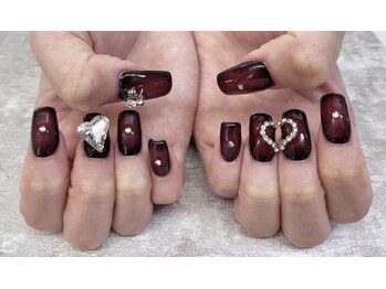 バニラ アイ アンド ネイル(vanilla eye&nail)/チップ長さ出しアートコース