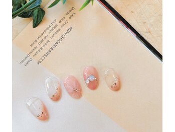 定額デザイン　水彩フラワー