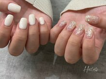 エクラス 銀座(Heclats)/アシンメトリー/アイボリー/ラメ