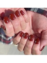 フレイムス アイラッシュ アンド ネイル(FRAMES)/人生で初めてのネイルっ♪