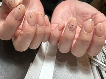 デューネイルスタジオ(dew nail studio)/オレンジピンクニュアンス