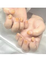 リッシュ トロワ(RICHE trois)/キャラメルアートネイル♪