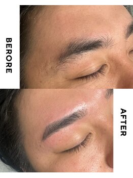 エトラ 吉祥寺(etora)の写真/第一印象UP!《眉毛WAX(間引き+カット込み) 1回¥3800》眉毛を整えるだけで一気に垢抜け眉に★男性人気No.1♪