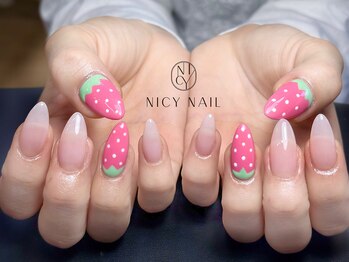 ニーシーネイル サンシャインシティ池袋(NICY NAIL)/いちごアートネイル