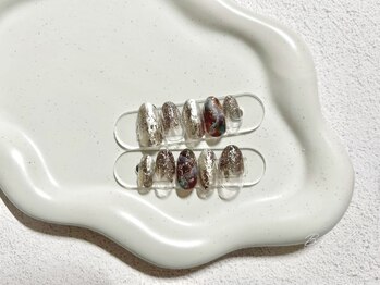 ビーネイル 名古屋志賀本通(B.nail)/ニュアンス定額art/フィルイン