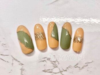 ミオリィ(meoli)/ワンカラー＋ミラーアート