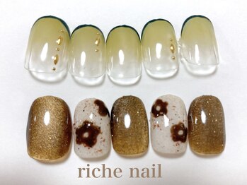 リッシュネイル 新百合ヶ丘店(riche nail)/トレンドデザインコース