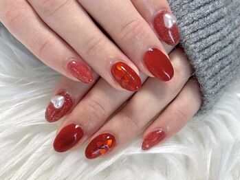 ヴェリタネイル(Verita nail)/2月定額デザイン