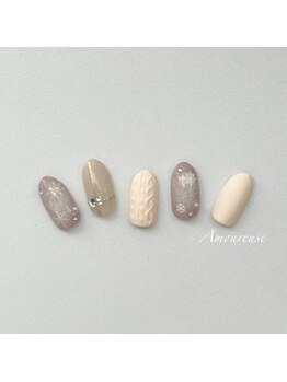 アムルーズ(Amoureuse)/雪ネイル♪