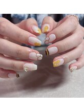 チェミールエテ(CHEMIR.ete)/大人シンプルなぷーさんネイル