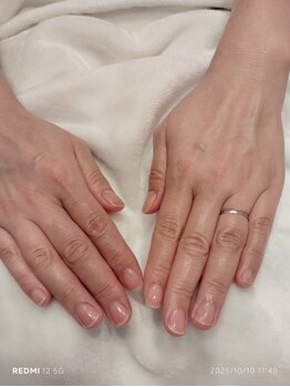 ケアトップコート仕上げ