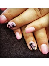 アース ネイルアイラッシュ 前橋店(EARTH Nail&Eyelash)/シンプルデザイン￥9000