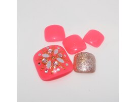 ビビットピンク×ラメ