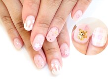 ネイルコレクション ベビーピンク(Baby Pink)/ジェル放題★くま・量産・夢かわ