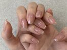 ミラーフレンチネイル ¥8000☆