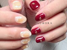 アウロラ 代々木上原(AURORA)/冬　ボルドー　ニュアンス