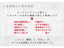 ほぐし屋 かすがい/猫背矯正の期待効果