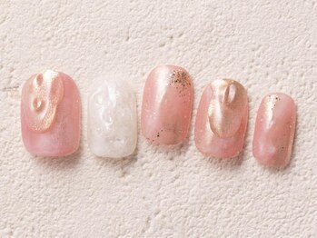 アイネイルズ 渋谷店(I nails)/ピンクオーロラぷくっと