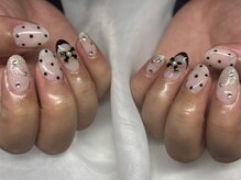 ネイルビジョルノ つくばみどりの店(Nail Begiorno)/ドットネイル　ガーリーネイル