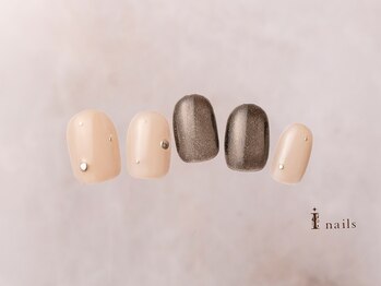 アイネイルズ 横浜EAST店(I-nails)/シンプルベージュネイル