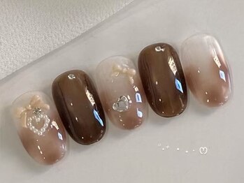 ファンシー 新宿店(Fancy)/冬ネイル/ツイード/ワンホン