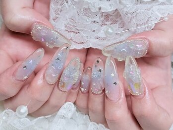 ベティネイル アイラッシュ(Betty Nail)/オーロラクリアネイル スカルプ